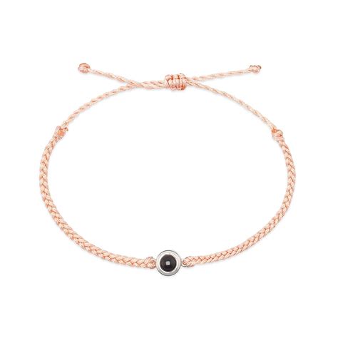 Personalized Circle Photo Bracelet – Wear Felicity。